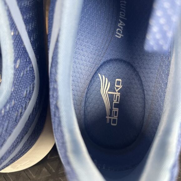 Dansko Womens Size 39 US 9 Sky Mesh Blue Walking Lightweight Casual Sneakers - Picture 6 of 10